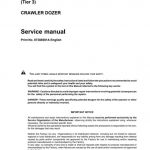 Case 1850K Tier 3 Crawler Dozer Service Manual