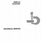 John Deere 992D-LC Excavator Technical Manual