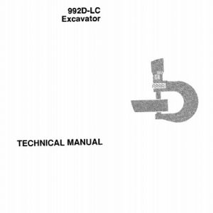 John Deere 992D-LC Excavator Technical Manual