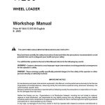 New Holland W230 Wheel Loader Service Manual