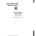 John Deere 1000 Series Tractors Service Manual