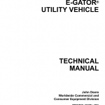 John Deere E-Gator Utility Vehicle Technical Manual