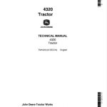 John Deere 4320 Tractor Technical Manual