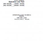 John Deere 624K 4WD Loader Operation and Test Technical Manual