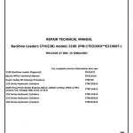 John Deere 310K Backhoe Loader Repair Technical Manual