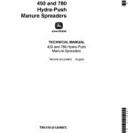 John Deere 450, 780 Hydra - Push Manure Spreaders Technical Manual
