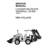 New Holland LB620 Backhoe Loader Service Manual PDF