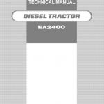 Yanmar EA2400 Diesel Tractor Service Manual