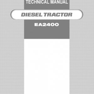 Yanmar EA2400 Diesel Tractor Service Manual