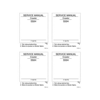 Case 550H Crawler Dozer Service Manual
