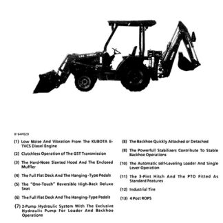 Kubota L35, TL720, BT900 Tractor Loader Workshop Manual