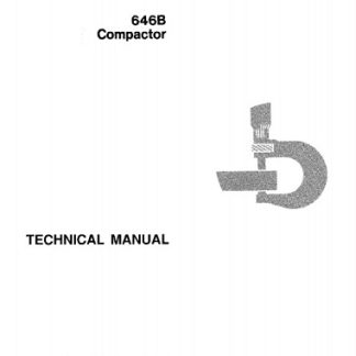 John Deere 646B Compactor Technical Manual