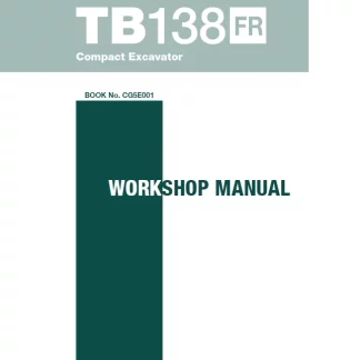 Takeuchi TB138FR Compact Excavator Service Manual