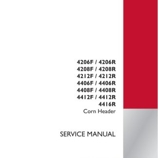 Case IH 4206F-4416R Corn Header Service Manual