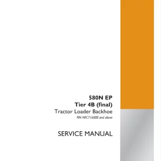 Case 580N EP Tier 4B (final) Tractor Loader Backhoe Service Manual