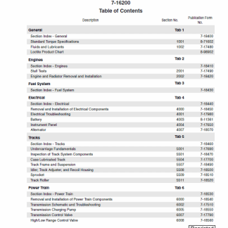 CASE 1150H Crawler Dozer Service Manual