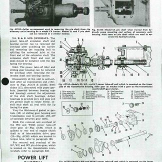 Allis Chalmers B-C,CA,G,BC,WC-WF,WD,WD45 Service Manual