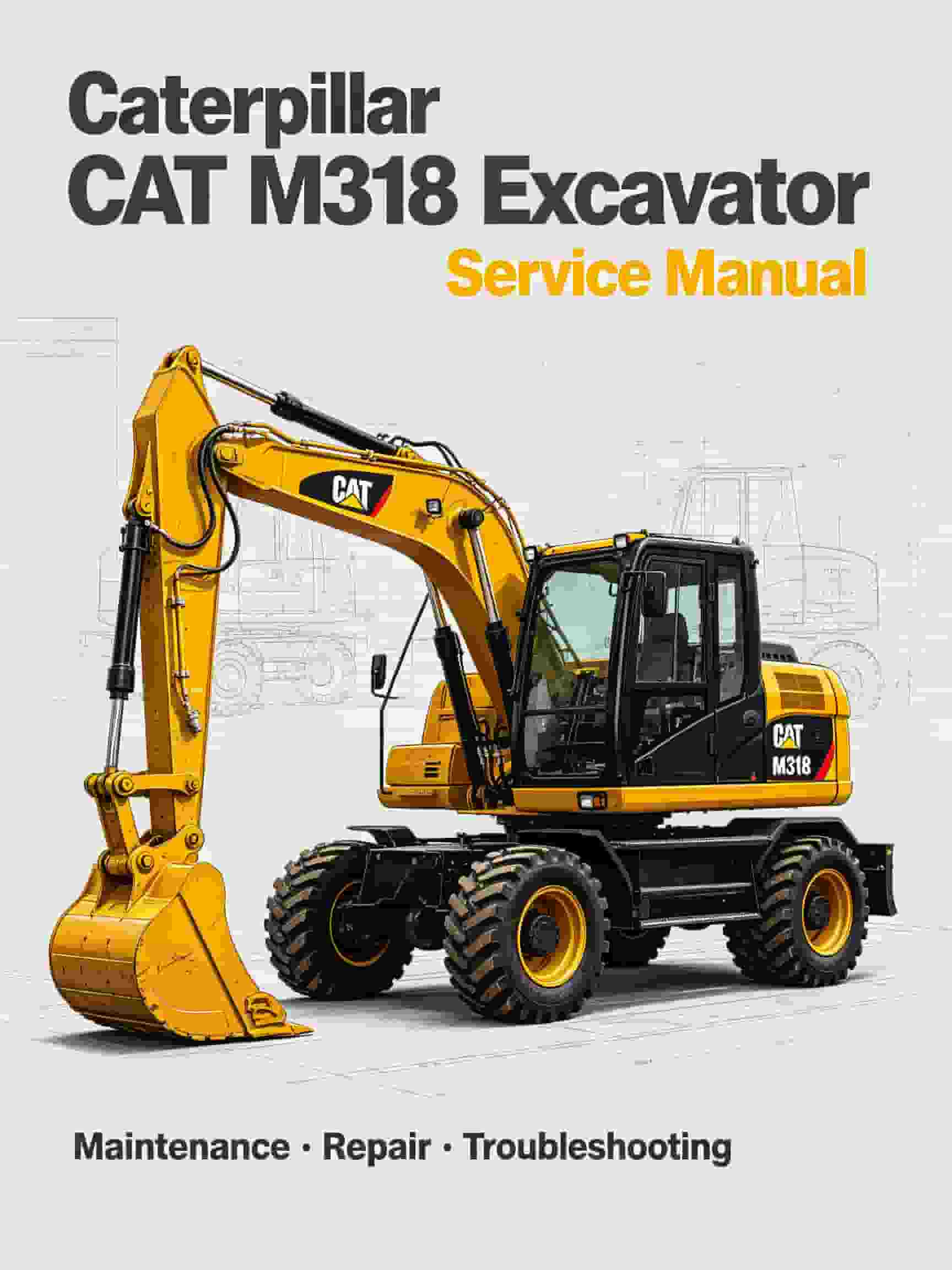 Caterpillar CAT M318 Excavator Service Manual