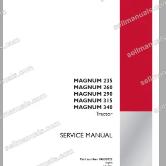 Case IH Magnum 235, 260, 290 ,315 ,340 Tractor Service Manual