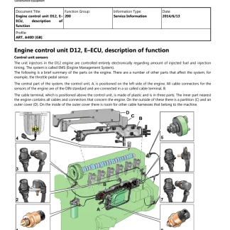 Volvo A40D Articulated Dump Truck Service Manual