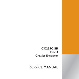 Case CX235C SR Tier 4 Crawler Excavator Service Manual