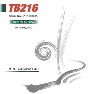 Takeuchi TB216 Mini Excavator Service Repair Manual