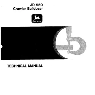 John Deere JD550 Crawler Bulldozer Technical Manual