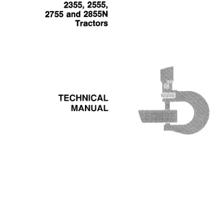 John Deere 2355, 2555, 2755 and 2855N Tractor Technical Manual