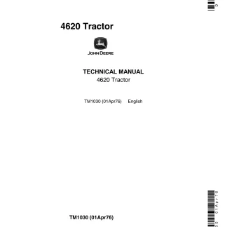 John Deere 4620 Tractor Technical Manual