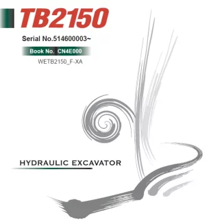 Takeuchi TB2150 Hydraulic Excavator Workshop Manual