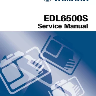 Yamaha EDL6500S Generator Service Repair Manual