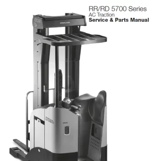 Crown Reach Truck RR RD5700 AC Service & Parts Manual