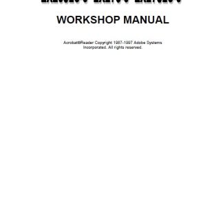 Hitachi EX200-5, EX200LC-5, EX220-5, EX220LC-5, EX230LC-5, EX270-5, EX270LC-5 Excavator Service Manual