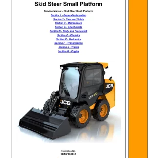 JCB 135, 155, 175, 190, 205, 150T, 190T, 205T Skid Steer Loader (ROBOT) Service Manual