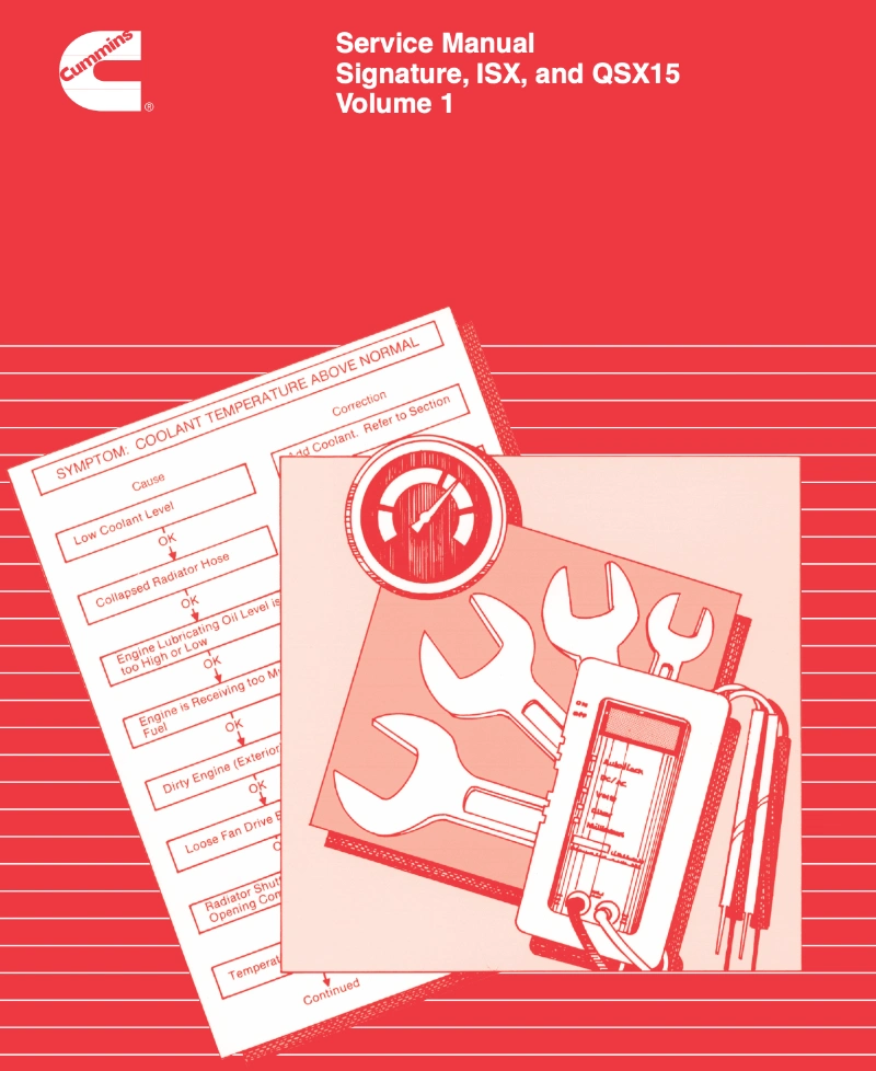 Cummins Signature, ISX, QSX15 Engines Service Manual