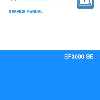 Yamaha EF3000iSE Generator Service Repair Manual
